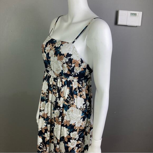 Abercrombie & Fitch Maxi dress XS Babydoll floral cottagecore strappy cotton - Picture 14 of 16